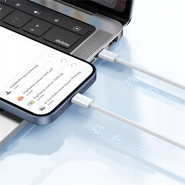 MCDODO LADDARKABEL USB-C SNABBLADDNING USB TYP C FÖR IPHONE 15 1M