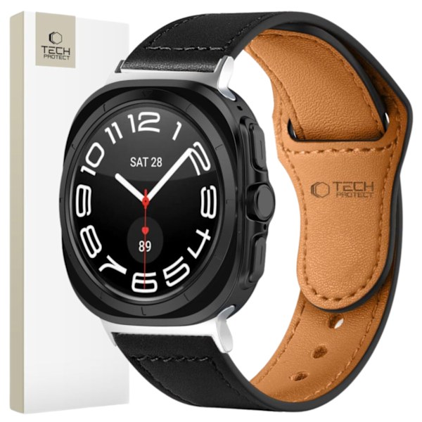 TEKNISK BESKYTTELSE LÆDERFIT SAMSUNG GALAXY UR ULTRA (47 MM) SORT
