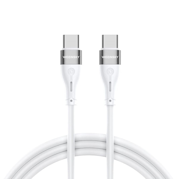WOZINSKY WSTCC1 USB-C / USB-C PD 65W KABEL 1 M - HVID
