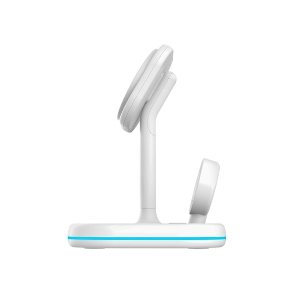 TECH-PROTECT QI15W-A27 3I1 MAGNETISK MAGSAFE TRÅDLØS OPLADER HVID