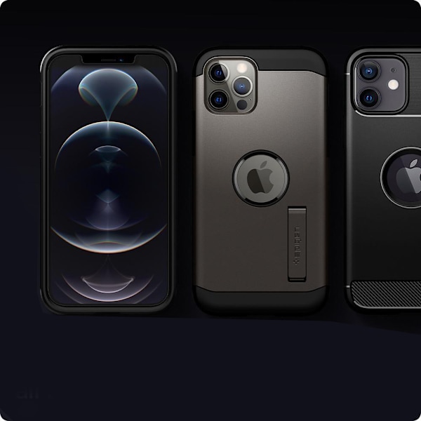 HÆRDET GLAS SPIGEN GLAS.TR "EZ FIT" 2-PACK IPHONE 12/12 PRO