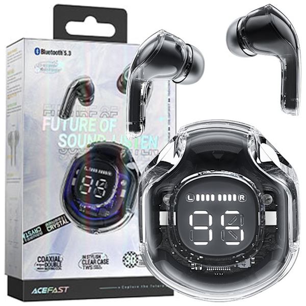 ACEFAST T8 TRÅDLØSE SPORTS BLUETOOTH HØRETELEFONER TWS SORT