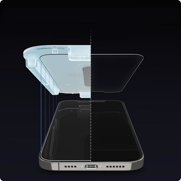 HÆRDET GLAS SPIGEN GLAS.TR "EZ FIT" 2-PACK IPHONE 12/12 PRO