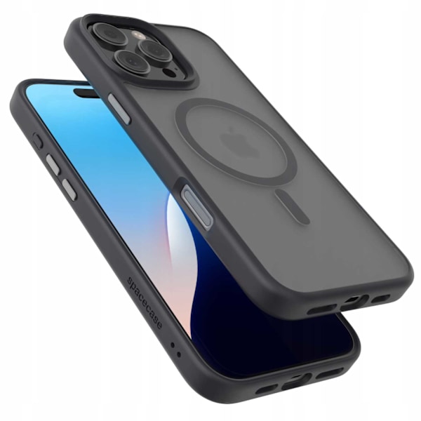 Spacecase Hybrid Case För Iphone 16 Pro Max Black