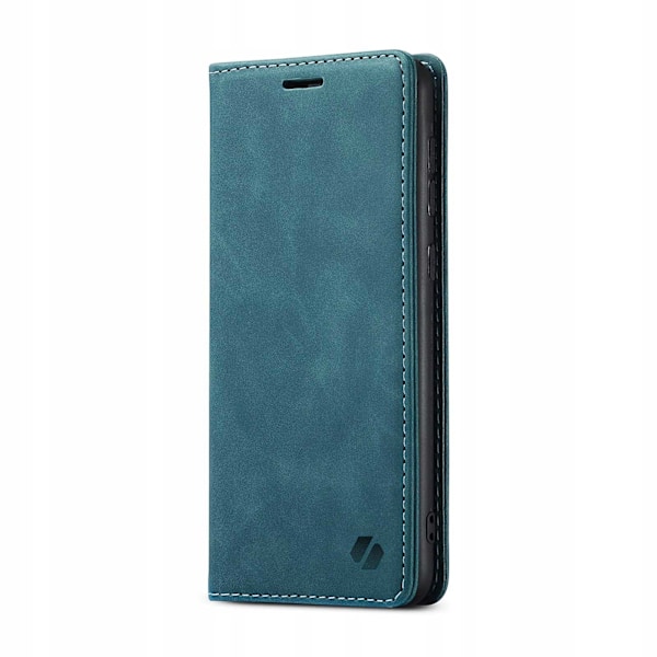 Spacecase Fodral Plånbok För Samsung Galaxy S21 Blått Läder