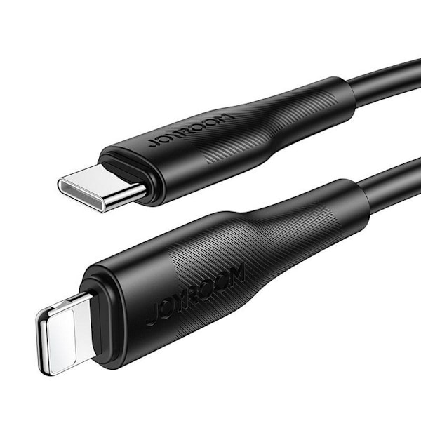 JOYROOM S-1224M3 TYPE-C LYNKABEL PD20W 120cm SVART