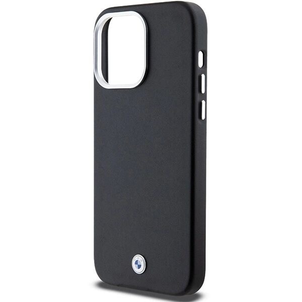 BMW SIGNATURE WRAPPED METAL MAGSAFE ETUI TIL IPHONE 15 PRO MAX - SORT