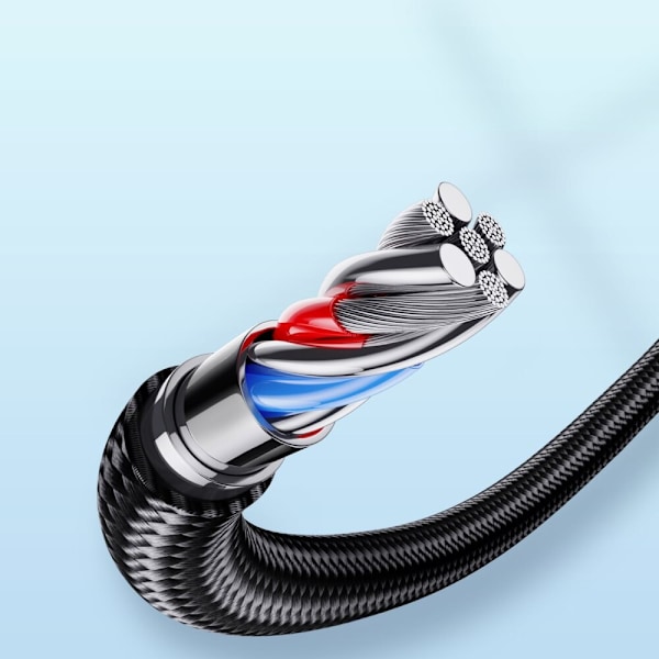 Joyroom USB-kabel - Lightning 2,4A A10 Series 1,2 m svart (S-UL012A10)