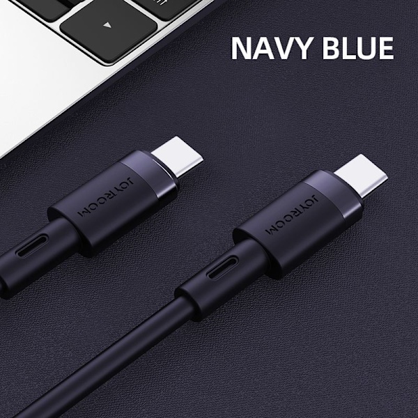 JOYROOM S-1230N9 TYPE-C TYPE-C KABEL PD60W/3A 120CM BLÅ