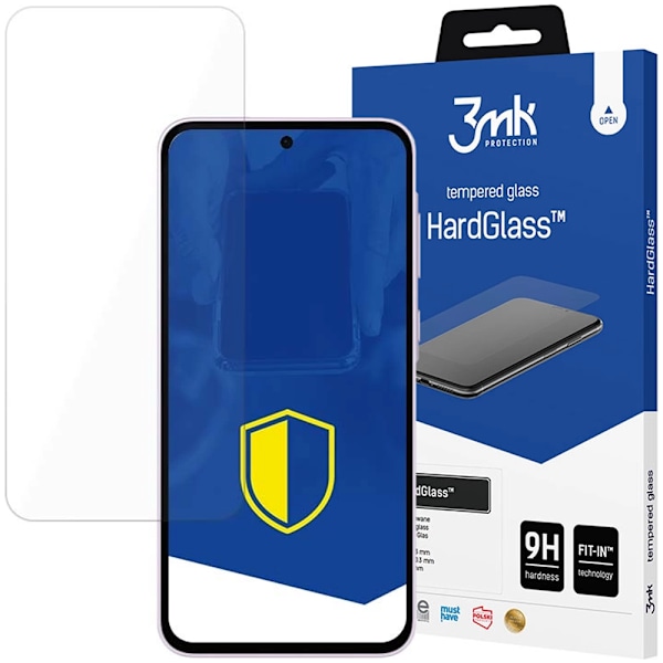 9H 3MK HARDGLASS GLAS TIL SAMSUNG GALAXY A35 / A55 5G