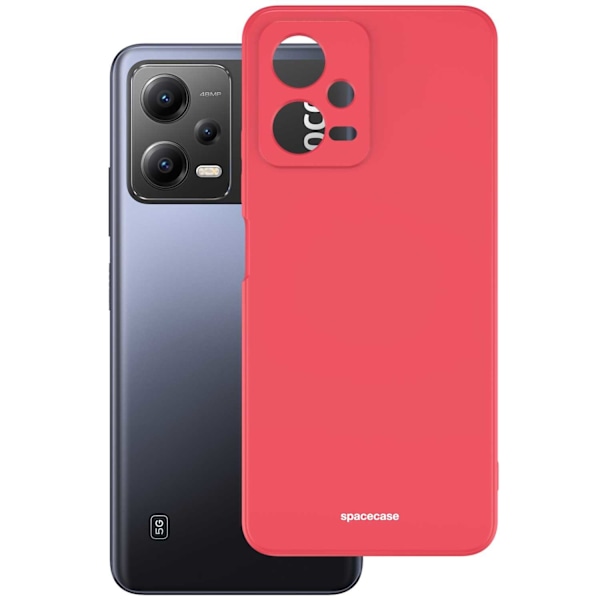 Spacecase Silikonecase För Poco X5 5G Redmi Note 12 5G Red