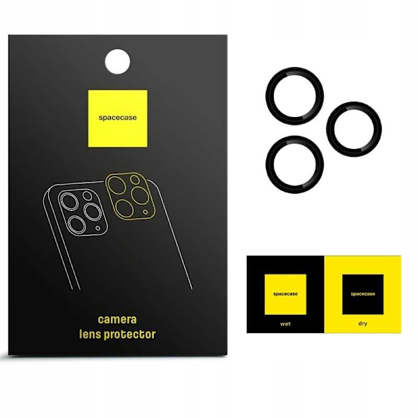 Spacecase Case Cover Till Iphone 12 Pro Max Sc Camera Ring Svart