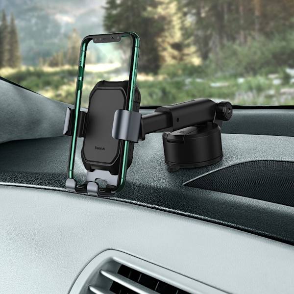 Baseus teleskopisk gravity bilvindusfeste? resepsjon? dashbord svart (SUYL-TK01)