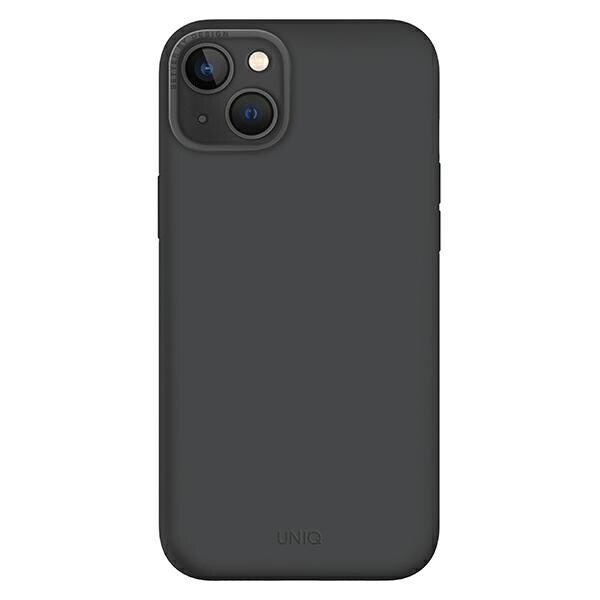 Uniq Lino Hue deksel til iPhone 14 Plus Magclick Ladeenhet - grå