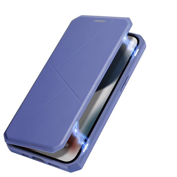 DUX DUCIS Skin X deksel med klaff iPhone 13 mini blå