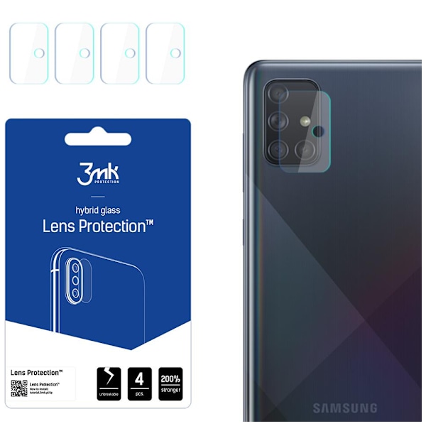 SAMSUNG GALAXY A71 4G - 3MK OBJEKTIVBESKYTTELSE