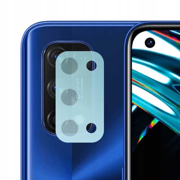 Rymdfall Härdat Glas För Realme 7 Pro Camera Glas Skydd