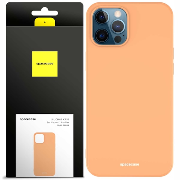 Spacecase Silikonfodral För Iphone 12 Pro Max Orange
