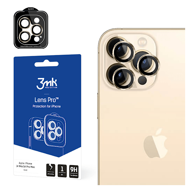 APPLE IPHONE 13 PRO/13 PRO MAX - 3MK LENS PROTECTION PRO GOLD