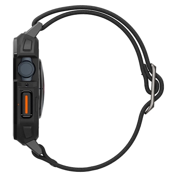 Spigen Lite Fit Pro-deksel med stropp for Apple Watch 4/5/6/7/8/9/SE (44/45 mm) - Matt svart
