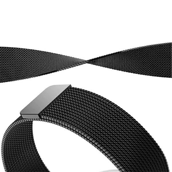 Mercury Mesh Apple Watch-rem 42/44/45 mm svart/svart