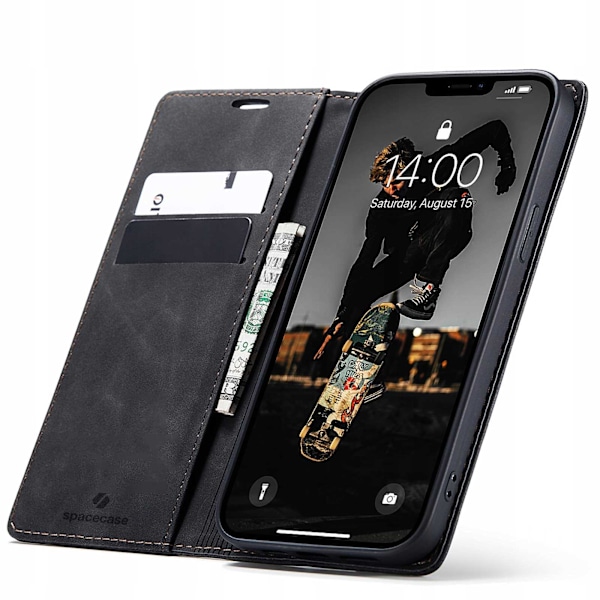 Spacecase Fodral Pålånkskydd För Iphone 13 Pro Max Svart