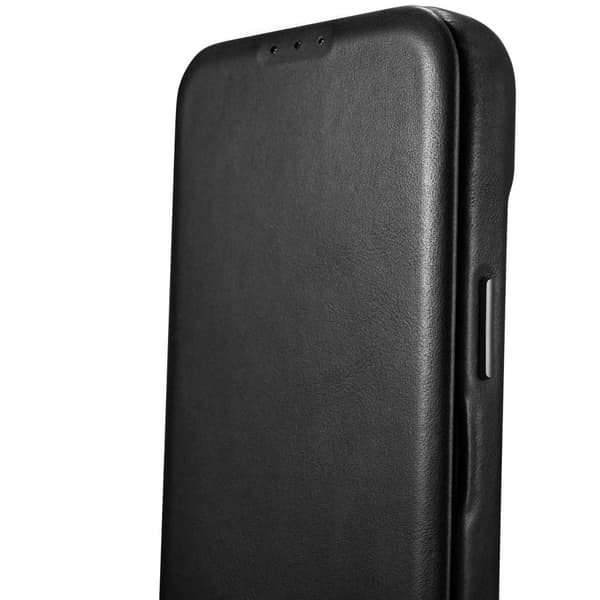 ICARER CASE CASE LÆDERCOVER MED MAGSAFE TIL IPHONE 14+ SORT
