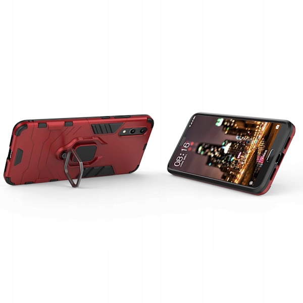 Spacecase Fodral För Huawei P20 X-Ring Röd