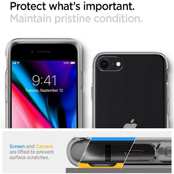 SPIGEN NESTEKIDE IPHONE 7 / 8 / SE 2020 / 2022 CRYSTAL CLEAR