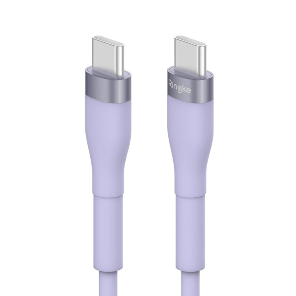 Ringke USB-C - USB-C kabel 480Mb/s 60W 2m lilla (CB60181RS)