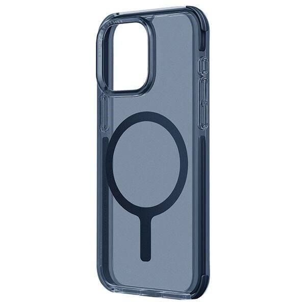 UNIQ-deksel Combat iPhone 15 Pro 6.1 Magclick Lader blå/røykblå