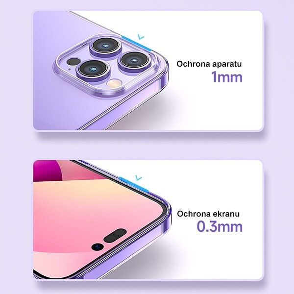USAMS Primary Case iPhone 14 Pro Max 6,7" transparent IP14PMYS01 (US-BH798)