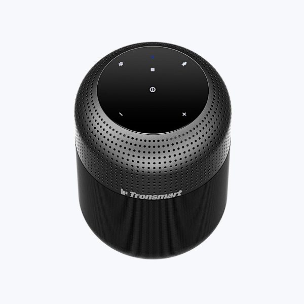 Tronsmart Element T6 Max 60 W bærbar trådløs Bluetooth 5.0-høyttaler, svart (365144)