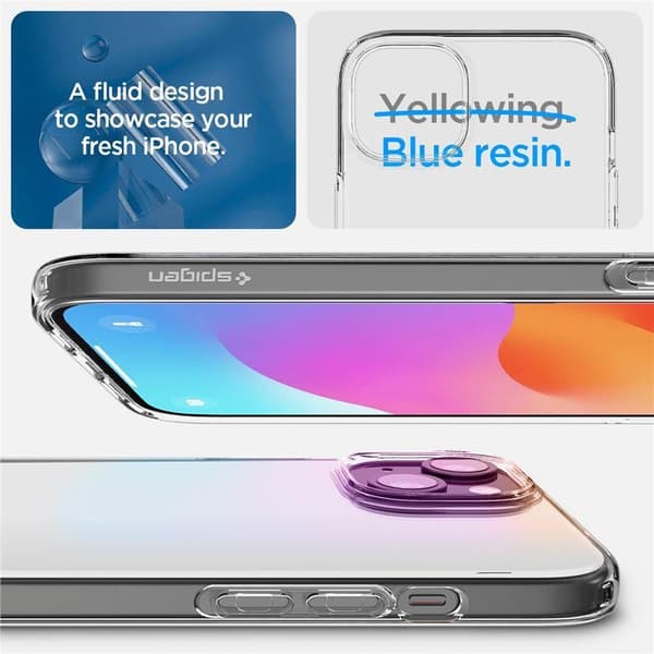Spigen Crystal Flex, krystallklar - iPhone 15