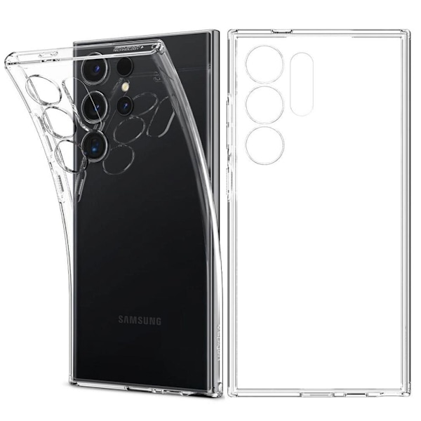 Spigen Liquid Crystal Case til Samsung Galaxy S24 Ultra - Gjennomsiktig
