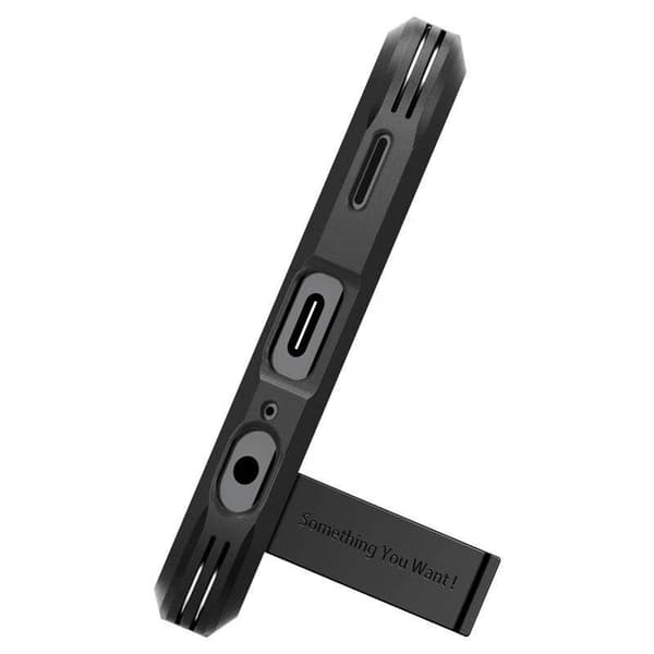Spigen Rugged Armor-deksel til Samsung Galaxy A15 4G / 5G - Svart