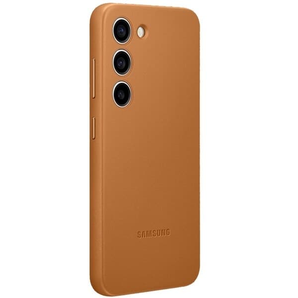 SAMSUNG CASE CASE COVER CASE TIL SAMSUNG GALAXY S23+ BROWN