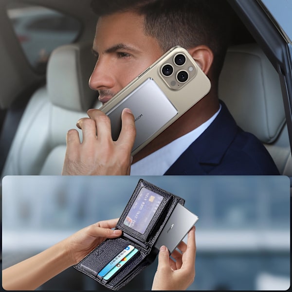 POWERBANK JOYROOM JR-PBM08 5000MAH 20W MED INDUKTIV OPLADNING - GRÅ