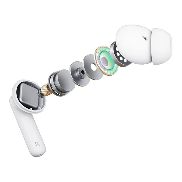3mk LifePods trådløse Bluetooth 5.3 ANC-hodetelefoner i øret - hvite