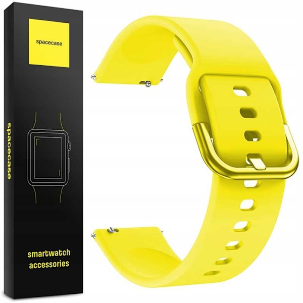 Spacecase Klorrem 22Mm Gul För Apple Watch 1 2 3 4 5 6 Se