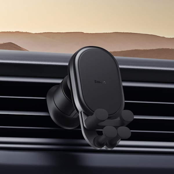 Baseus Stable Series Car Grill Holder? ventilasjon svart lufttilførsel (SUWX020001)