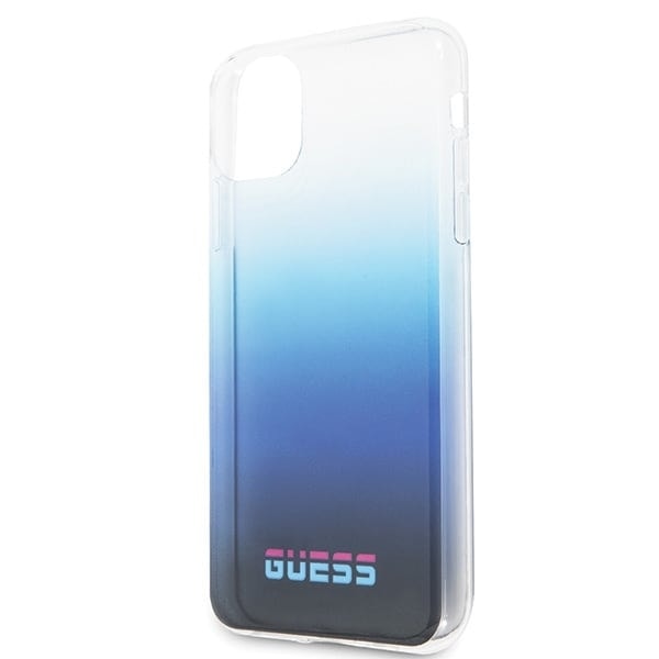 Guess GUHCN65DGCNA iPhone 11 Pro Max blå/gradient blå hardt deksel California