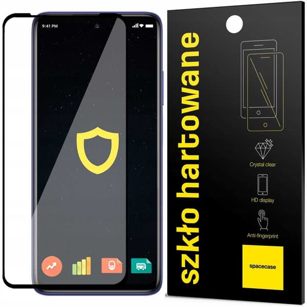 Spacecase 5D Härdat Glas För Xiaomi Redmi Note 9S 9 Pro