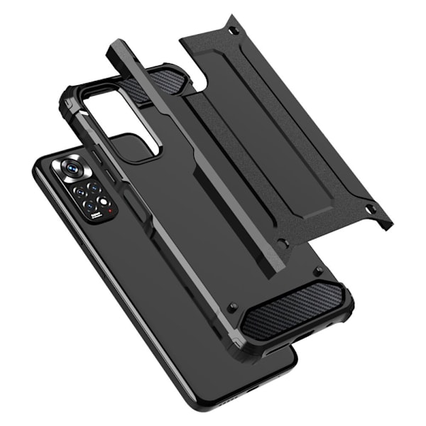 Hybrid Armor pansret hybriddeksel for Xiaomi Redmi Note 11S / Note 11 blå