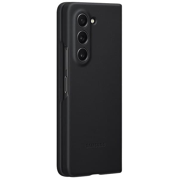 ØKO-LÆDER ETUI TIL SAMSUNG GALAXY Z FOLD 5 - SORT