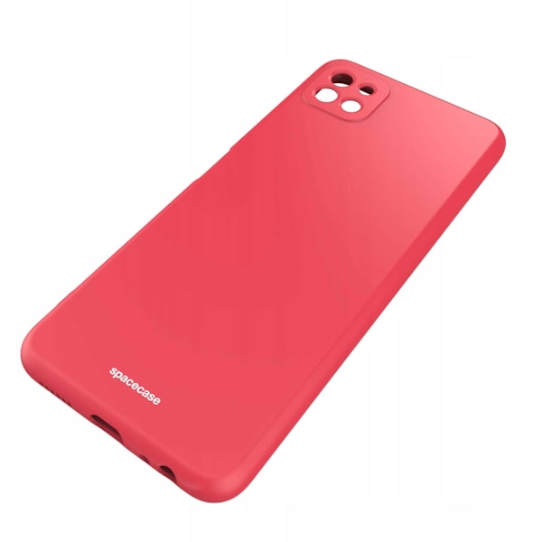 Spacecase Silikonfodral För Samsung Galaxy A22 5G Röd
