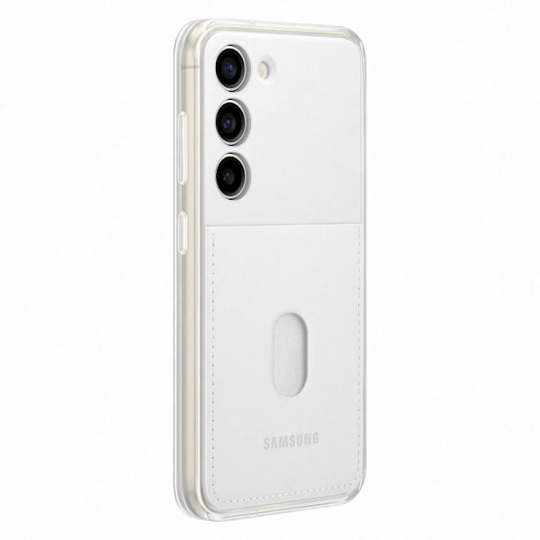 Samsung Frame Cover beskyttelsesdeksel for Samsung Galaxy S23 deksel med utskiftbare bakdeksler hvit (EF-MS911CWEGWW)