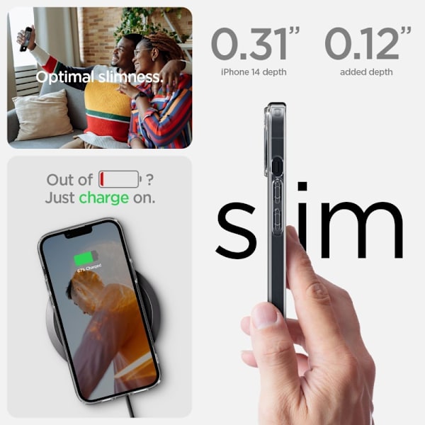 SPIGEN ULTRA HYBRID IPHONE 14 PLUS KRYSTALLKLAR