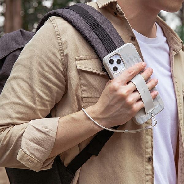 UNIQ Heldro-deksel iPhone 12/12 Pro 6.1 beige camo/elfenben camo Antimikrobiell