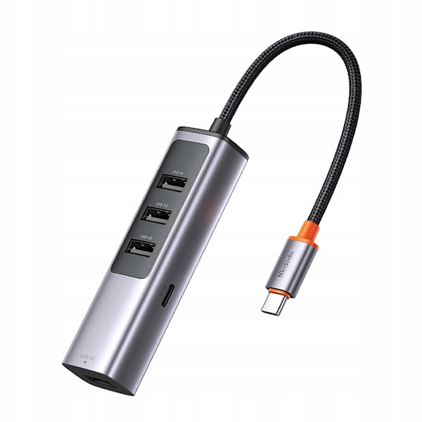 MCDODO ADAPTER HUB USB-C SPLITTER SPLITTER SPLITTER 4X USB-A 3.0